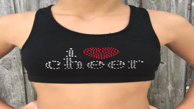 cheer sports bra