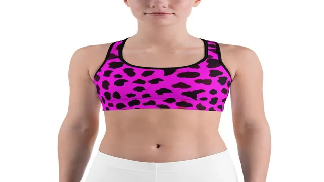 cow print sports bra