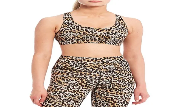 leopard print sports bra