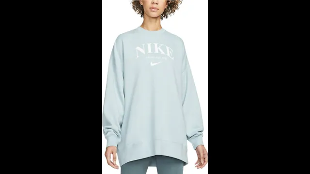 women's nike sportswear essentials oversized fleece sweatshirt