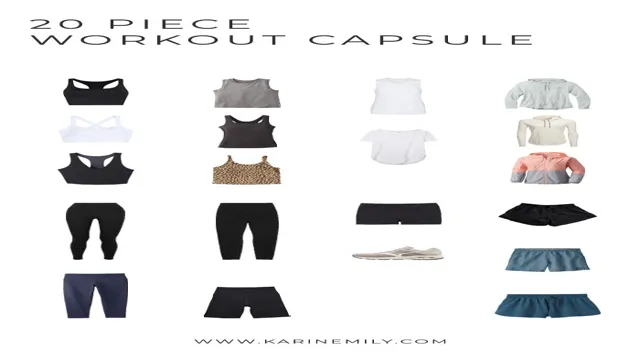 workout clothes capsule