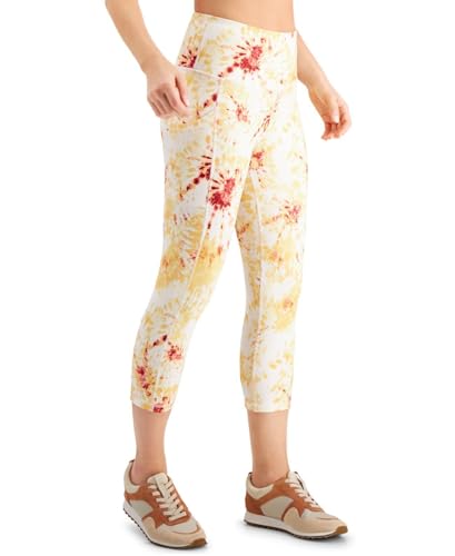 allbrand365 designer Womens Activewear Printed Cropped Leggings