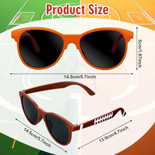 Relaxweex 24 Pairs Glasses Sport Party Favors Sport Theme Birthday Party Favors Gift for Women Men