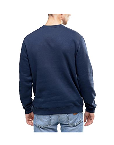 NIKE Men's Sportswear Crew Sweatshirt, Obsidian/White, Small