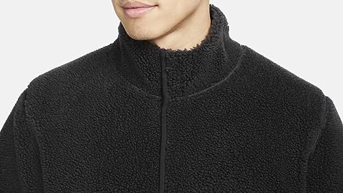 Nike Men’s Yoga Sherpa Pullover Sweatshirt, Black
