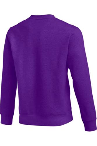 Nike MEN'S CLUB CREW SWEATSHIRT (Purple, XXX-Large)