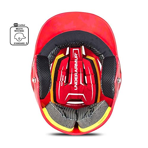 Under Armour Baseball Under Armour Converge Solid Matte Batter's Helmet Scarlet, Youth