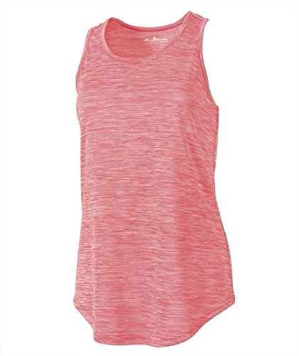 Charles River Apparel Women's Space Dye Fitness Tank, Pink, XXL