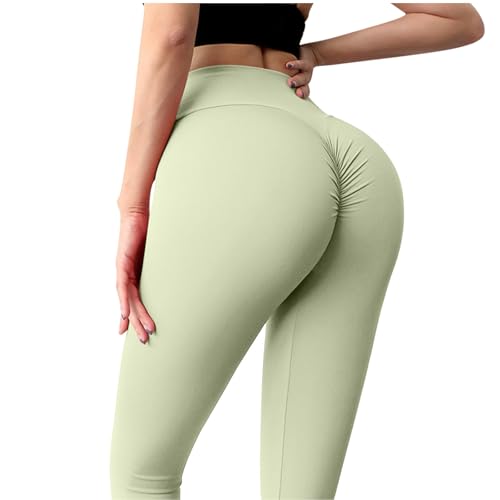 Lastesso Workout Pants Women Workout Leggings for Women Butt Lifting High Waist Tummy Control Leggings Solid Workout Running Yoga Tights Pants Women Clothes