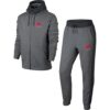 Nike Air Sweatsuit NSW Jog Suit Hooded Full Zip Fleece Tracksuit 861628 091 New (Large)