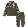 Nike Camo Sweatsuit Set Dri-FIT Little Kids 2-Piece Full Zip Jacket Sweatpants Set with Futura Logo (US, Age