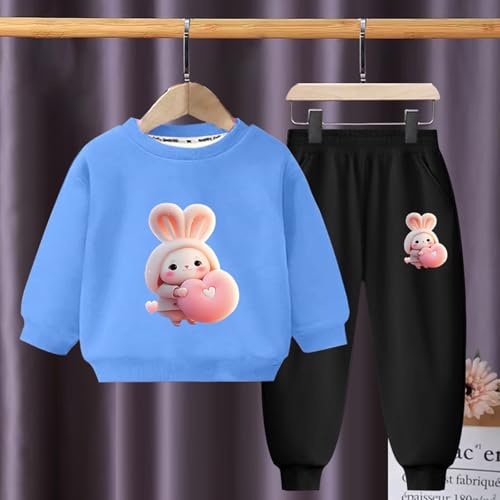 Children Boy Girl Outfit Activewear Set Tops Trousers Pants Outfits Sweatshirts Activewear Set for Child Pullover Cute Animal 2 Piece Outfit Activewear Set 3 Years