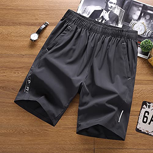 RTRDE Mens Basketball Shorts, Workout Athletic Quick Dry Hiking Shorts Lightweight Sports Gym Running Shorts Men Clothes Fit Shorts for Workout Clothes Shorts Drawstring Workout (XL, Dark Gray)