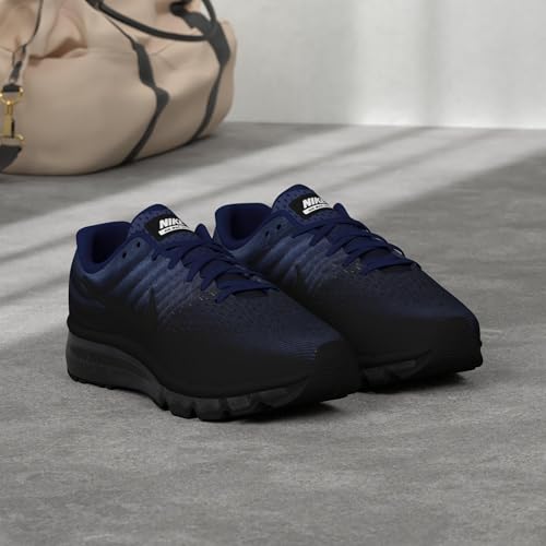 Nike Men's Nike Air Max 2017 Shoes, Binary Blue/Black-obsidian
