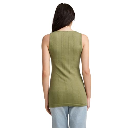 Jockey Women's Activewear Rib Tank, Marsh, L