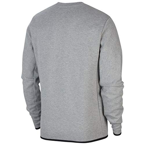 Nike Men's Sportswear Tech Fleece Crew Sweatshirt, Dark Grey, Small