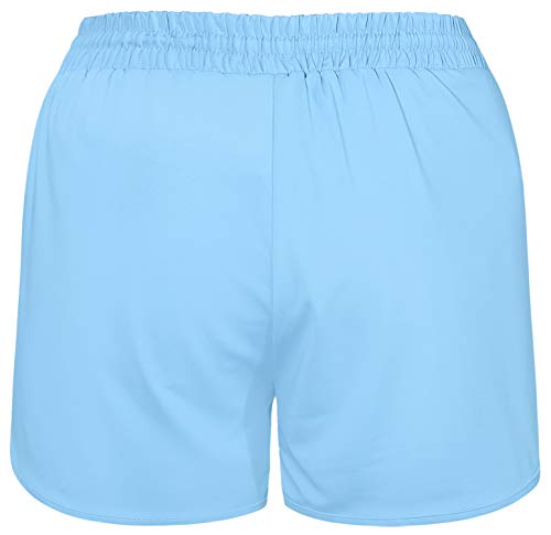 BLEVONH Womens Running Shorts for Women Workout Shorts Womens Athletic Shorts Running Clothes Workout Clothes Athletic Clothes Blue S