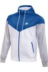 Nike Sportswear Windrunner Hooded Windbreaker Men’s Jacket (Royal/White, X-Large)