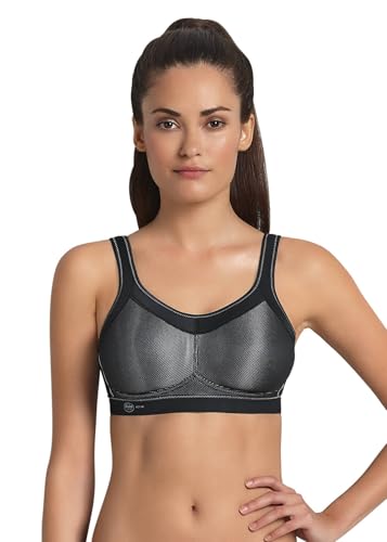 Anita Women's Momentum Soft Cup Sports Bra 5529 Black Sports Bra 42G