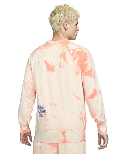Nike Men's Crimson Bliss Sportswear Have A Day Crewneck Sweatshirt - S