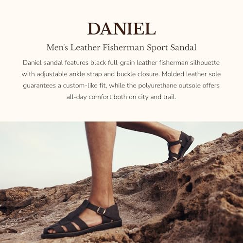 Daniel - Leather Fisherman Sport Sandal - Men Sandals