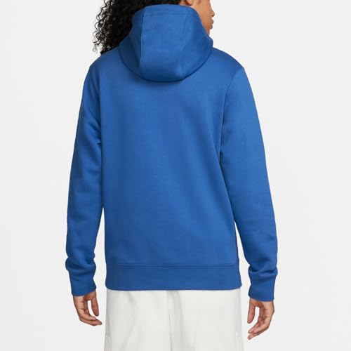NIKE Men's Sport Sweatshirt, Game Royal Game Royal White, `x-Large