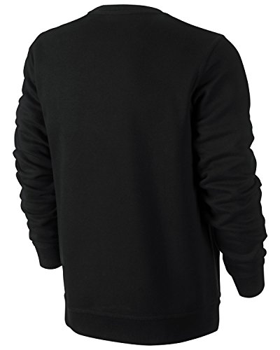 Nike Fleece Crewneck Sweatshirt, Black, Large