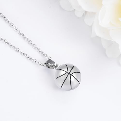 Yonhon Basketball Necklace Sport Pendant for Women