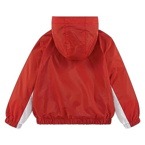 Nike Baby Boy's Fleece Lined Windbreaker Jacket (Toddler) University Red 4 Toddler