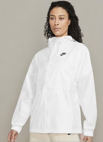 Nike Plus Size Repel Windbreaker Jacket White (US, Alpha