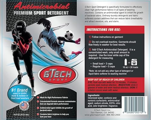 16oz GTech Sport Wash For Apparel, Equipment, Gyms, and Fitness Centers | Refresh. Restore. Protect.