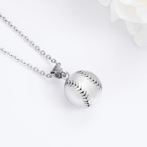 Yonhon Softball Necklace Sport Pendant for Women