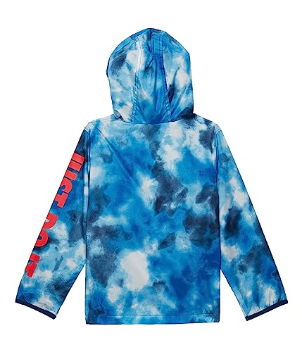 Nike Boy's Just Do It Printed Windbreaker (Toddler/Little Kids/Big Kids) White 6 Little Kid