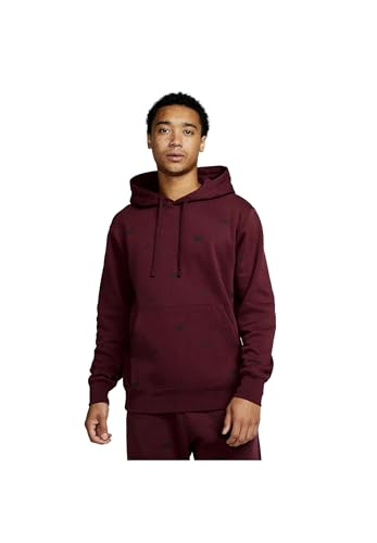 Nike Mens Sweatshirt Fitness Hoodie Red L