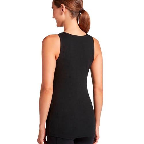 Jockey Women's Activewear Rib Tank, Black