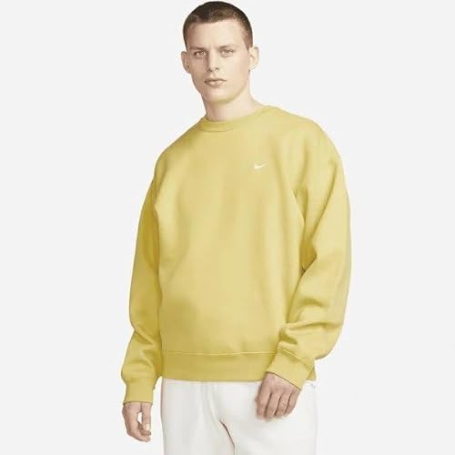Nike MEN'S CLUB CREW SWEATSHIRT (Light Marine, Small) Blue