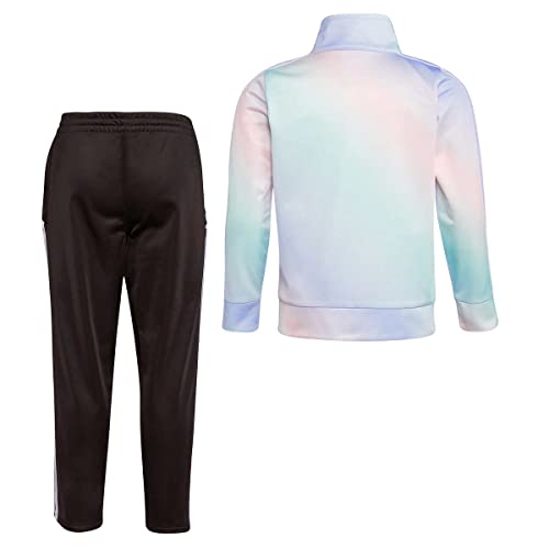 adidas Adidas Girls' Tricot Zip Jacket and Pant Set (Multi/Black