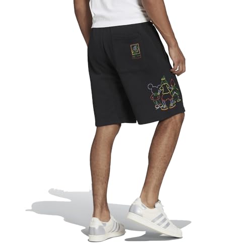 adidas Originals Adidas Mens Disney Shorts Unlined Half Short, Black Size M