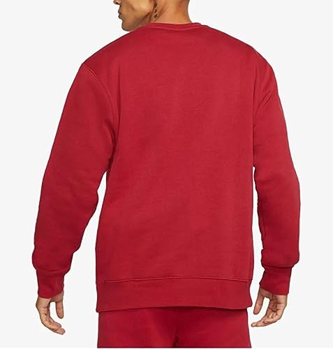 Nike Sportswear Club Fleece Pullover Sweatshirt (as1, alpha, xx_l, regular, regular, Burgundy)