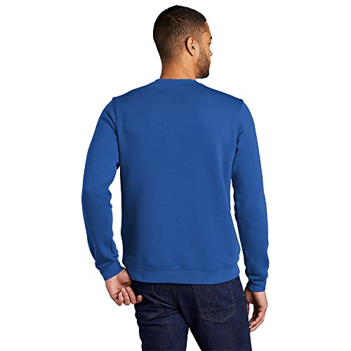 Nike Club Fleece Crew Men's Sweatshirt Crewneck (Royal, Large)