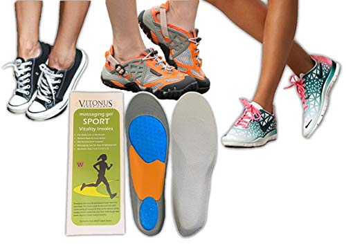Massaging Gel Sport Vitality Insoles by Vitonus (Women)