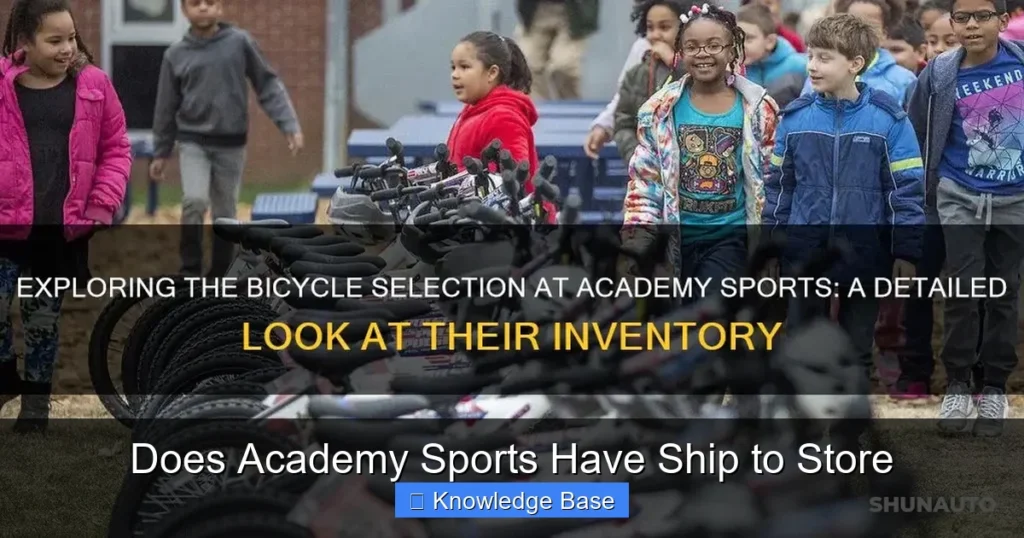 Does Academy Sports Have Ship to Store
