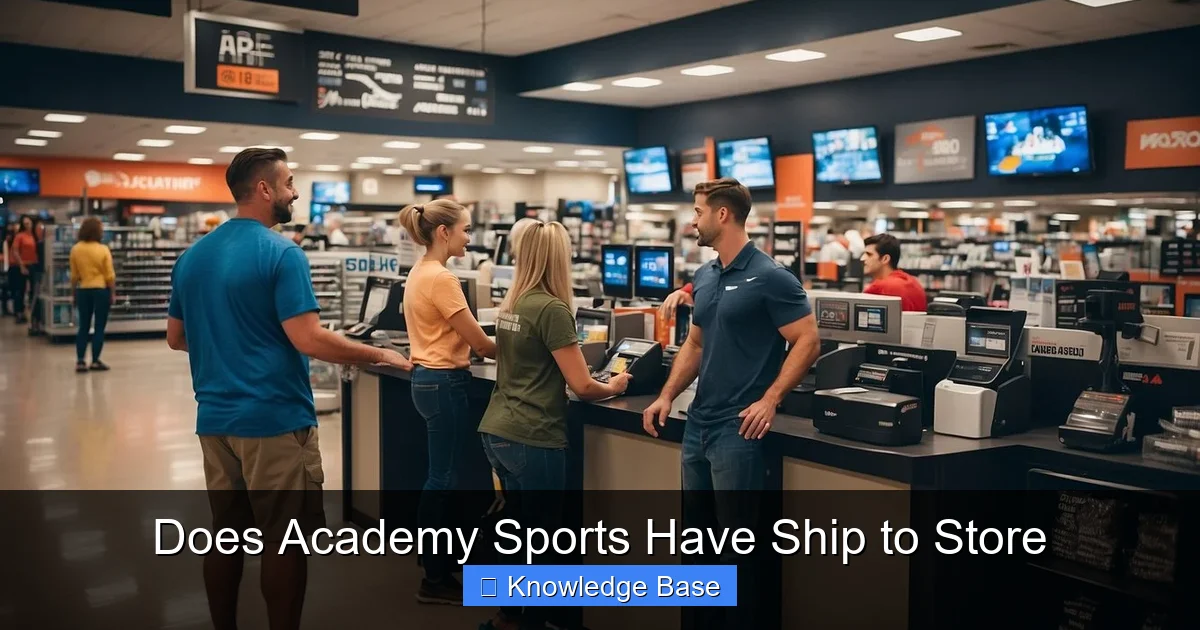Does Academy Sports Have Ship to Store