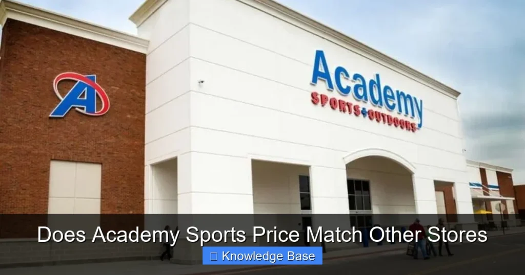 Does Academy Sports Price Match Other Stores