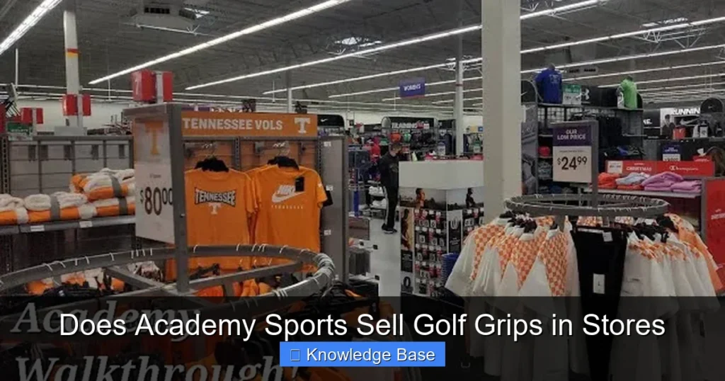 Does Academy Sports Sell Golf Grips in Stores
