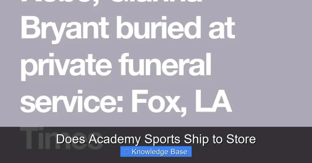 Does Academy Sports Ship to Store