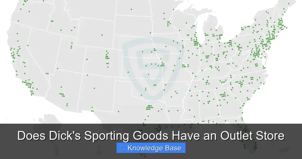 Does Dick's Sporting Goods Have an Outlet Store