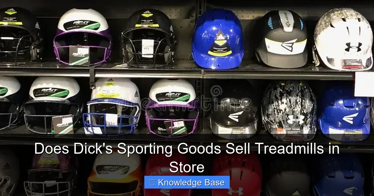 Does Dick's Sporting Goods Sell Treadmills in Store