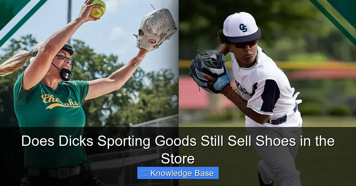 Does Dicks Sporting Goods Still Sell Shoes in the Store