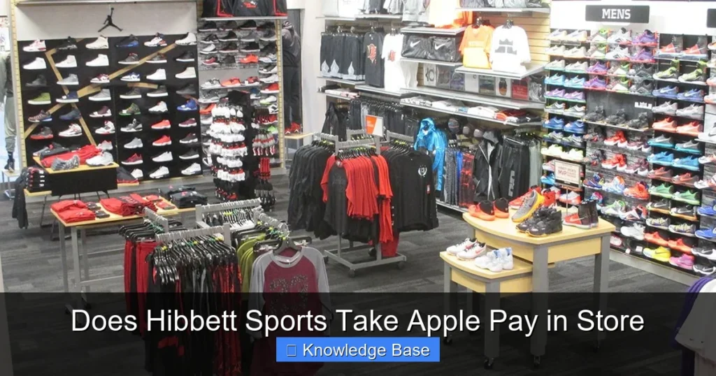 Does Hibbett Sports Take Apple Pay in Store
